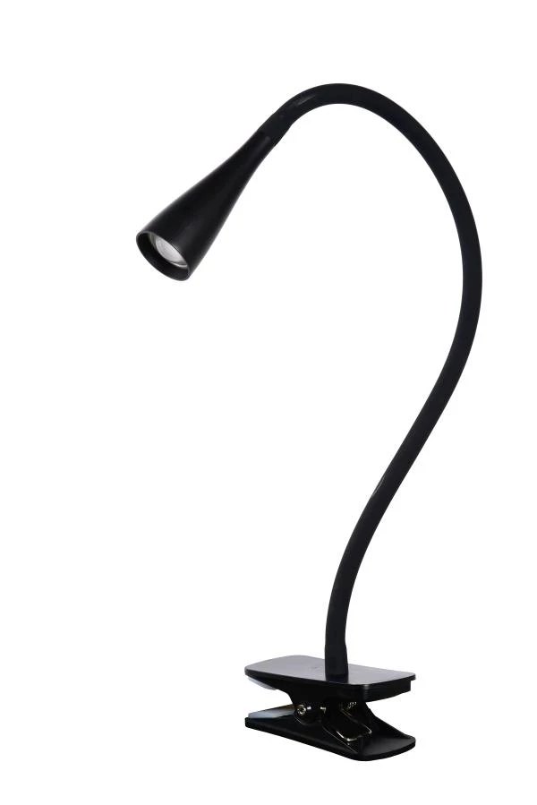 Lucide ZOZY - Clamp lamp- LED 3 StepDim - 1x4W 3000K - Black - turned off